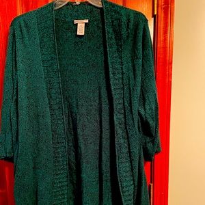 sale!!!🎉🎊🎉🎊Catherine’s Heathered green Cardigan